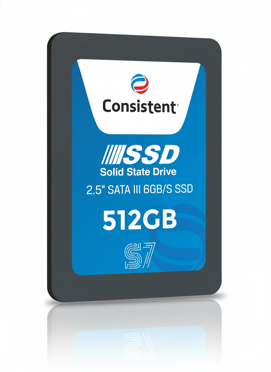 Consistent SSD 512GB 2.5 Inch SATA Internal SSD